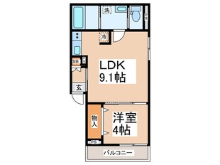 仮）Ｌｕａｎａかしわ台の物件間取画像